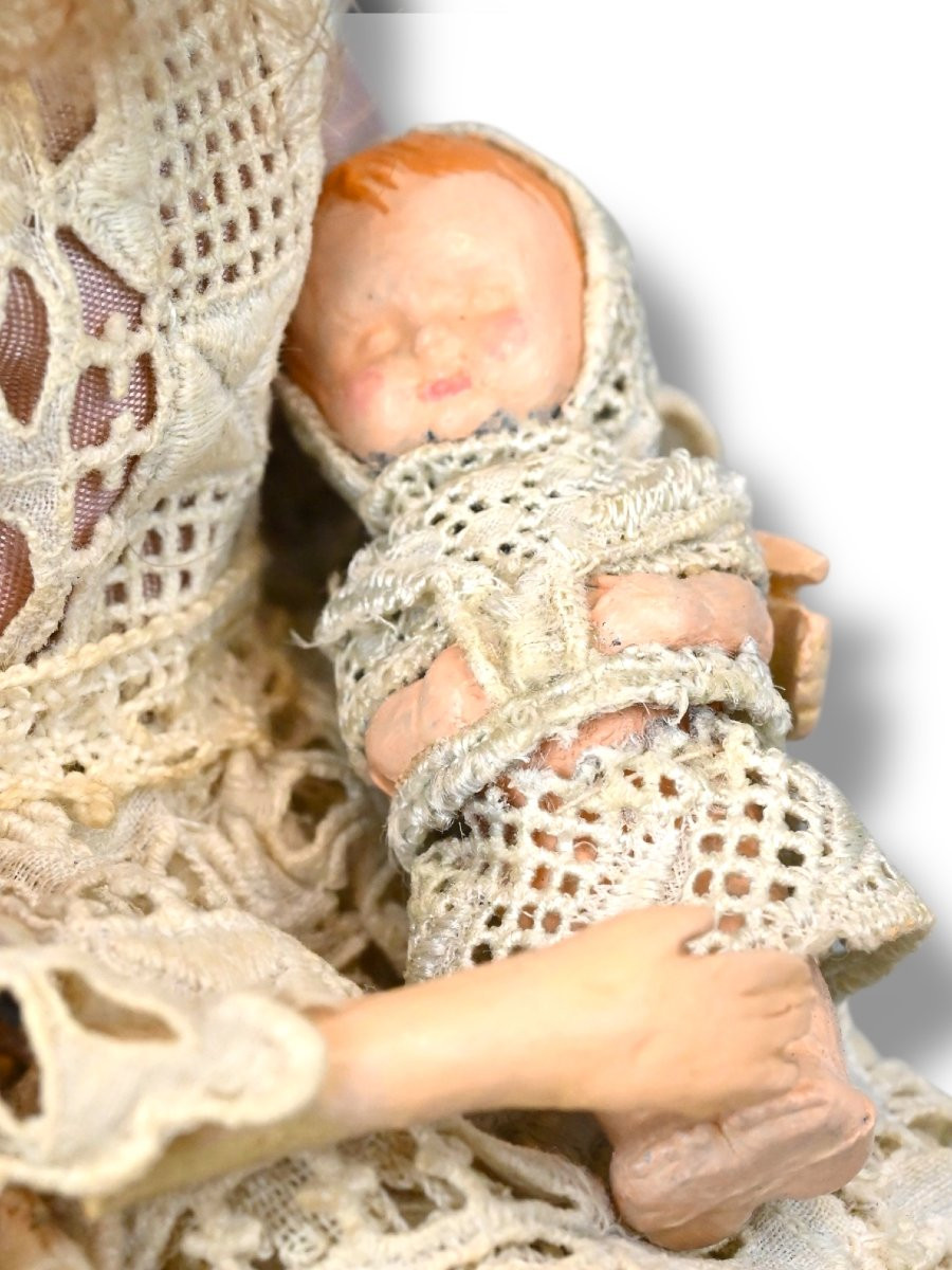 Automa di Madre Che Culla il Figlio - Germania Inizio XX Secolo-photo-4